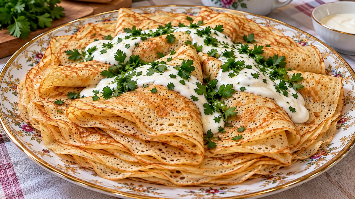 Тру картошку и мешаю с молоком: картофельные блинчики получаются просто космос — подаем с соусом из йогурта, чеснока и ветчины