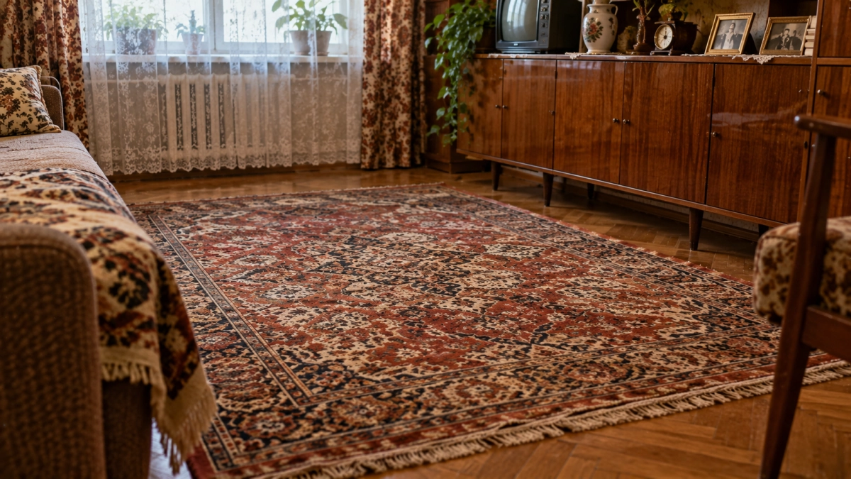 Такие ковры уже давно не в моде – вот главный хит 2026/27 для трендового ремонта