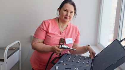 В Курганской областной больнице появился современный амниоскоп для бережной диагностики