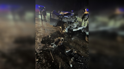 Лобовое столкновение на трассе под Курганом: один погиб, трое в больнице