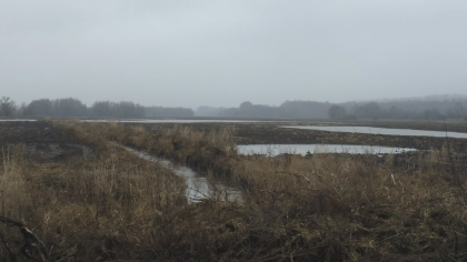 В Курганской области п. Радужный начал «уходить под воду»